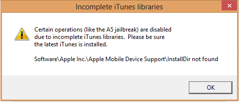 Фиксим ошибку «Incomplete iTunes libraries» Cтатьи   